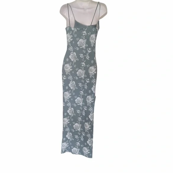 Harper & ivy Blue Floral Maxi Dress - Picture 4 of 7
